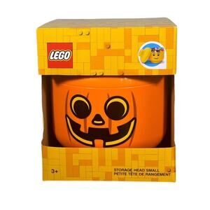 LEGO Pumpkin Storage Head Small Container 4032 Halloween Jack O Lantern NEW